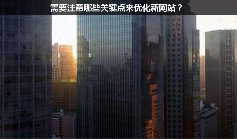 需要注意哪些關(guān)鍵點(diǎn)來(lái)優(yōu)化新網(wǎng)站？